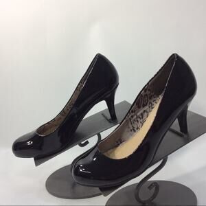 CL By Laundry Women's 8M Black Pumps Kitten Heels